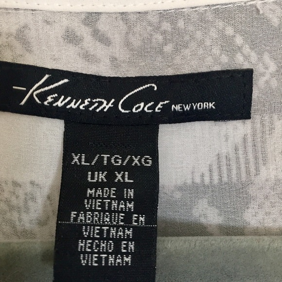 Kenneth Cole Sheer Blouse - Picture 3 of 4
